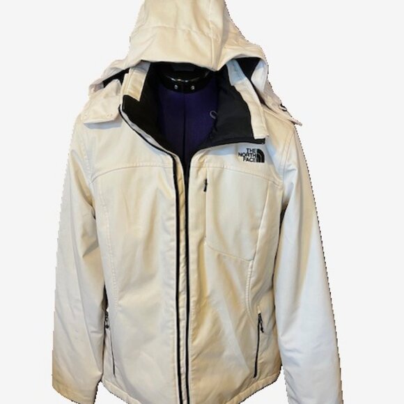 Winter jacket with removeable hood L/G The North Face Ski Snowboard Active White - Picture 3 of 8